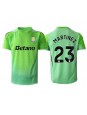 Billige Aston Villa Emiliano Martinez #23 Keeper Bortedrakt 2025-26 Kortermet